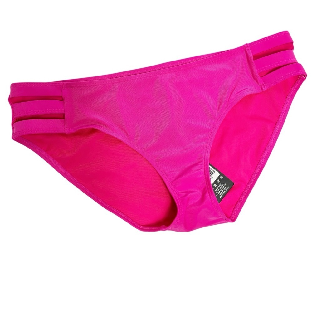 OCEAN BLUES NEON ROSE WOMEN LARGE BIKINI BOTTOM BRAND NEW WITH TAGS